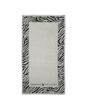 GREENWICH POLO CLUB ΠΕΤΣΕΤΑ ΘΑΛΑΣΣΗΣ 90Χ170 3885 ΙΒΟΥΑΡ, ΜΑΥΡΟ