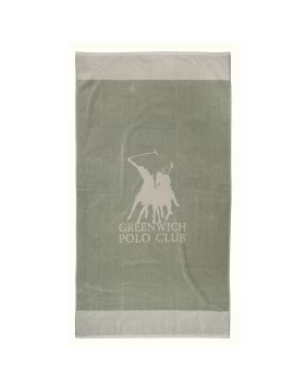 GREENWICH POLO CLUB ΠΕΤΣΕΤΑ ΘΑΛΑΣΣΗΣ 90Χ170 3888 ΓΚΡΙ, ΕΚΡΟΥ