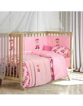 GREENWICH POLO CLUB ΚΟΥΒΕΡΤΑ ΠΙΚΕ 110Χ150 ΒΑΒΥ 8839 ΡΟΖ, ΦΟΥΞΙΑ