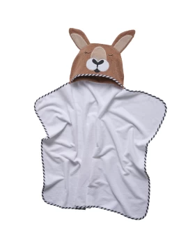 DAS BABY ΚΑΠΑ SMILE EMBROIDERY 4894 ΚΑΦΕ, ΛΕΥΚΟ