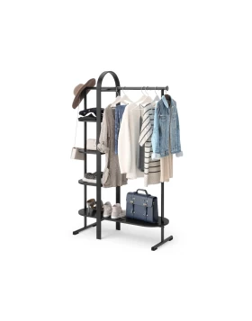 Ξύλινη ανοιχτή ντουλάπα/κρεμάστρα 106χ39χ167 εκ. Umbra 1019131-040