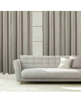 DAS HOME ΚΟΥΡΤΙΝΑ ΜΕ ΚΡΙΚΟΥΣ 140Χ270 2260 ΣΠΑΓΓΙ ΣΚΟΥΡΟ