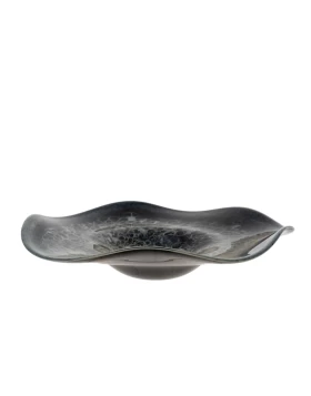 Φυσητή γυάλινη πιατέλα 43 χ 9 εκ. Zen Collection 49989