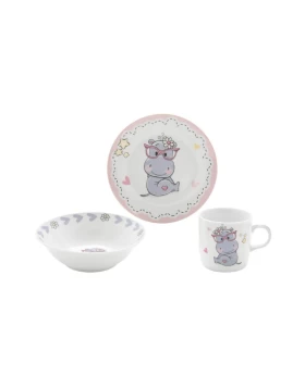 Παιδικό σετ φαγητού πορσελάνη 3 τμχ Ankor 832057