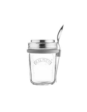 Γυάλινο βάζο μεταφοράς πρωινού παιδικών γευμάτων 350 ml Kilner 0025.899