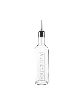 Bormioli Authentica γυάλινη φιάλη λαδιού 500 ml με ανοξείδωτο στόμιο