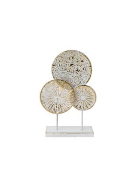 Επιτραπέζιο μεταλλικό διακοσμητικό 26.5χ40 εκ. Zen Collection 49913