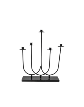 Διακοσμητικό μεταλλικό κηροπήγιο 44.5χ51.5 εκ. Zen Collection 49935