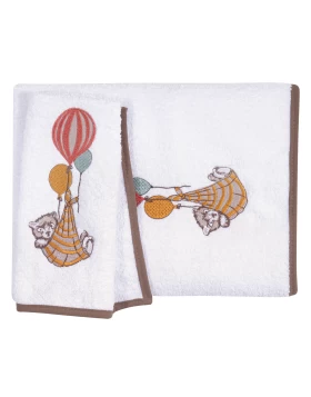 GREENWICH POLO CLUB ΣΕΤ ΠΕΤΣΕΤΕΣ ΒΑΒΥ 8850 COFFEE BROWN, WHITE