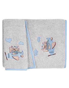 GREENWICH POLO CLUB ΣΕΤ ΠΕΤΣΕΤΕΣ ΒΑΒΥ 8851 BLUE, GREY