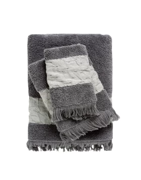 DAS HOME ΣΕΤ ΠΕΤΣΕΤΕΣ 3ΤΕΜΑΧΙΑ DAILY 0746 DARK GREY