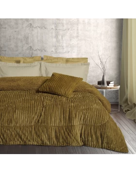 DAS HOME ΚΟΥΒΕΡΤΟΠΑΠΛΩΜΑ SHERPA ΜΟΝΟ 1180 OLIVE
