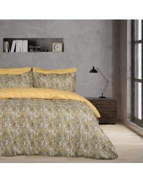 DAS HOME ΣΕΤ ΣΕΝΤΟΝΙΑ ΜΟΝΑ HAPPY 9651 IVORY, OCHRE, TAUPE