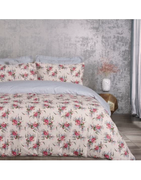 DAS HOME ΣΕΤ ΣΕΝΤΟΝΙΑ ΜΟΝΑ HAPPY 9647 BEIGE, BLUE, PINK