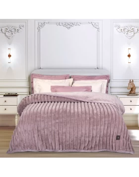 GREENWICH POLO CLUB ΚΟΥΒΕΡΤΑ FAUX FUR ΥΠΕΡΔΙΠΛΗ 3478 NUDE