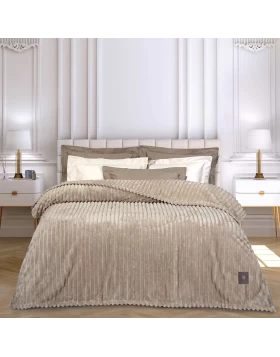 GREENWICH POLO CLUB ΚΟΥΒΕΡΤΑ FLEECE 160X220 3485 BEIGE