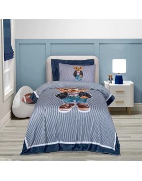 GREENWICH POLO CLUB JUNIOR ΚΟΥΒΕΡΤΑ FLEECE 8838 BLUE, WHITE