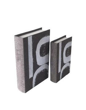 ΚΟΥΤΙ ΞΥΛΙΝΟ ΣΕΤ 2 ΒΙΒΛΙΟ 30X20X6,5/24X15X4,5CM Espiel KOB105