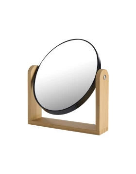 Επιτραπέζιος καθρέπτης με βάση bamboo 21x18.5 εκ. Day 6M71903 Black