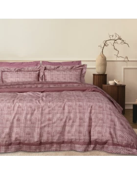 DAS HOME ΠΑΠΛΩΜΑΤΟΘΗΚΗ ΣΕΤ ΥΠΕΡΔΙΠΛΗ EXECUTIVE 1687 CREAM, DARK ROSE