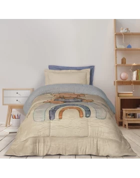 DAS KIDS ΚΟΥΒΕΡΤΟΠΑΠΛΩΜΑ 160Χ220 4925 BEIGE, GREY