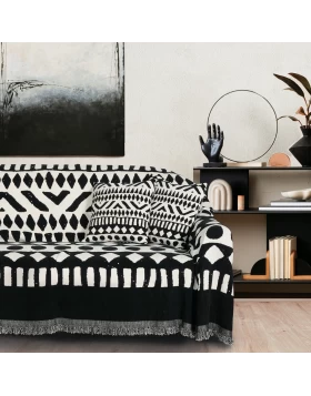 DAS HOME ΡΙΧΤΑΡΙ 180Χ300 0277 BLACK, CREAM