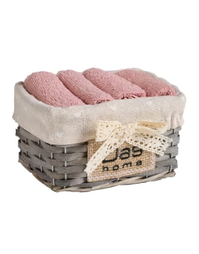 DAS HOME ΣΕΤ ΠΕΤΣΕΤΕΣ 4ΤΕΜΑΧΙΩΝ SOFT 4003 NUDE