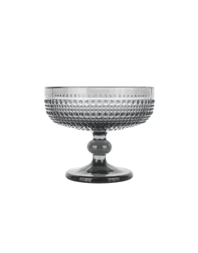 Γυάλινο ποτήρι παγωτού 300 ml Cryspo Trio Rando Smoke