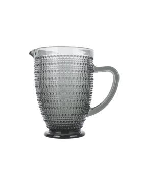 Γυάλινη κανάτα 1300 ml Cryspo Trio Rando Smoke