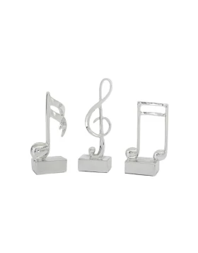 Σετ 3 διακοσμητικές νότες πολυρητίνης 17 εκ. Iliadis 88781