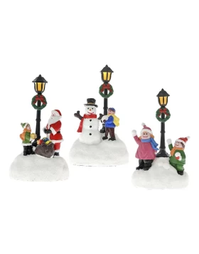 Χριστουγεννιάτικο σκηνικό με φως 8χ6χ13 εκ. Iliadis 78580 3 σχέδια