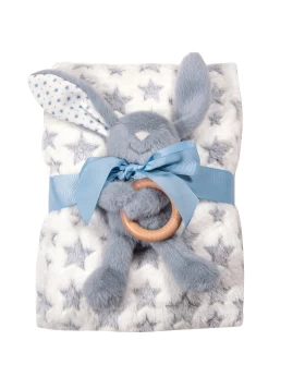 GREENWICH POLO CLUB ΚΟΥΒΕΡΤΑ FLEECE 75X100 ΒΑΒΥ 8844 BLUE, WHITE