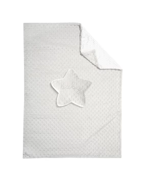 GREENWICH POLO CLUB ΚΟΥΒΕΡΤΑ FLEECE 75X100 ΒΑΒΥ 8846 GREY, WHITE