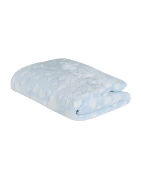 DAS BABY ΚΟΥΒΕΡΤΑ FLEECE 75X100 RELAX 4908 LIGHT BLUE