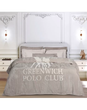 GREENWICH POLO CLUB ΚΟΥΒΕΡΤΑ FLEECE 160X220 3490 TAUPE