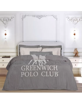 GREENWICH POLO CLUB ΚΟΥΒΕΡΤΑ FLEECE 160X220 3489 GREY