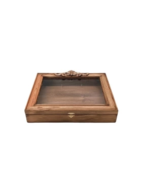 Ξύλινη στεφανοθήκη 33χ26.5χ6.5 εκ. KorresCraft 239-552-03