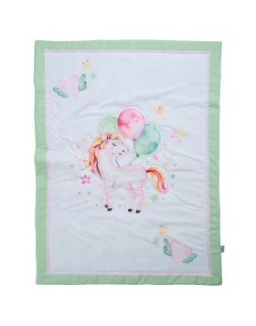 DAS BABY ΠΑΠΛΩΜΑ FUN DIGITAL 4919 MINT, PINK, WHITE