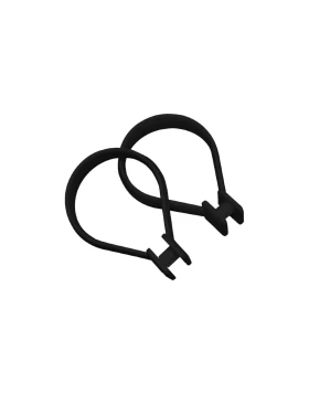 Σετ 12 κρίκοι κουρτίνας μπάνιου polypropylene Sealskin 251060212