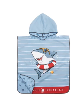 GREENWICH POLO CLUB JUNIOR ΠΟΝΤΣΟ ΘΑΛΑΣΣΗΣ 50Χ115 4044 BLUE