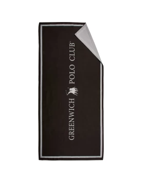 GREENWICH POLO CLUB ΠΕΤΣΕΤΑ ΘΑΛΑΣΣΗΣ 80Χ170 4028 BLACK, TAUPE