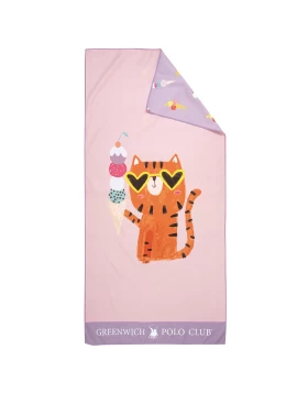 GREENWICH POLO CLUB JUNIOR ΠΕΤΣΕΤΑ ΘΑΛΑΣΣΗΣ 70Χ140 4082 PINK, PURPLE