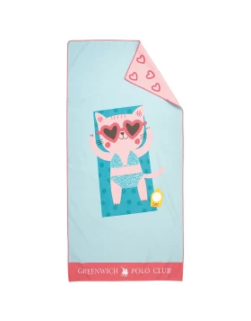 GREENWICH POLO CLUB JUNIOR ΠΕΤΣΕΤΑ ΘΑΛΑΣΣΗΣ 70Χ140 4081 BLUE, PINK