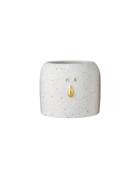 Κεραμικό κασπώ 14x12 εκ. Zen Collection 50022 white