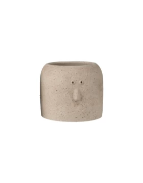 Κεραμικό κασπώ 14x12 εκ. Zen Collection 50022 beige