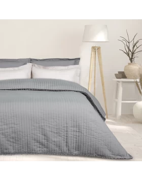 DAS HOME ΚΟΥΒΕΡΛΙ ΥΠΕΡΔΙΠΛΟ HAPPY 9653 GREY