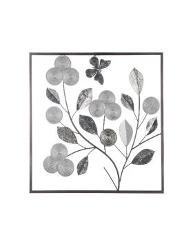 Μεταλλικό διακοσμητικό τοίχου 50χ50 εκ. Atmosphera 148278A