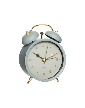 Ρολόι ξυπνητήρι αθόρυβη λειτουργία 9χ13 εκ. Atmosphera 173815 Light Blue