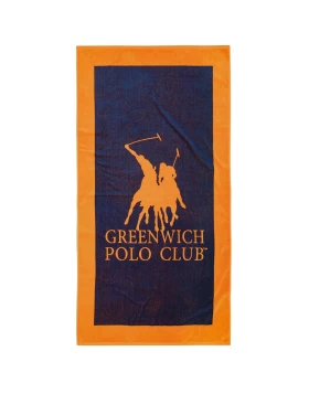 GREENWICH POLO CLUB ΠΕΤΣΕΤΑ ΘΑΛΑΣΣΗΣ 90Χ180 4003 BLUE, ORANGE