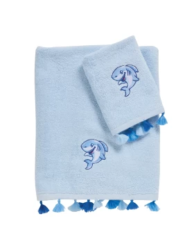 DAS BABY ΣΕΤ ΠΕΤΣΕΤΕΣ 2 ΤΕΜΑΧΙΩΝ ΚΕΝΤΗΤΕΣ SMILE 4966 BLUE